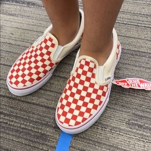 New never used off the wall Vans